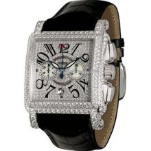 Franck Muller Cortez Chronograph 10000HCCDCD Pave Watch