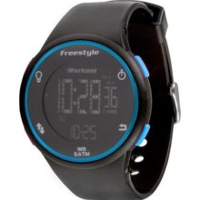 Freestyle Cadence Men's Workout Watch Black With Blue 101379