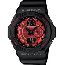 G-Shock Classic Series GA150-MF Watch (Black/Red) O/S :: BLACK/RED