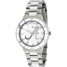 Game Time Silver Col-Pea-Ala2 Women'S Col-Pea-Ala2 Univ Of Alabama A Logo Watch