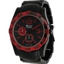 Geneva Platinum 12919012 Men's Decorative Chronograph-style Link ...