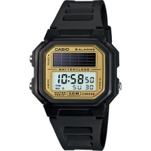 Genuine Casio Watch Solar Powered Stopwatch 5 Alarms Al-190w-9a Gold