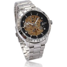 Gorgeous Men Stainless Steel Wrist Mechanical Watch M13