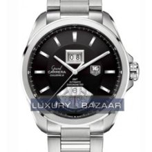 Grand Carrera Automatic GMT Grand Date (SS / Black / SS )