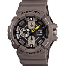 Grey casio g-shock chronograph watch gac100-8a