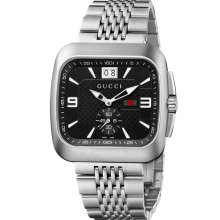 Gucci 'Coupe' Bracelet Watch Black/ Silver