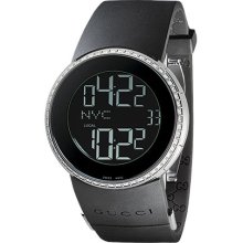 Gucci Unisex i-Gucci Black Dial Watch YA114402