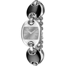 Gucci Watches Women's Marina Mirror Dial Ceramic Bracelet Stainless S