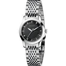 Gucci Women's G-Timeless Black Dial Watch YA126502