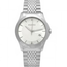 Gucci Women's Timeless Swiss Quartz Stainless Steel Bracelet Watch