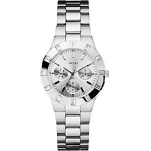 Guess Feminine Hi-shine Sport Mid Size Watch U10075l1 10075l1 Original