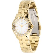 Guess U0025L2 Sport White MOP Dial Gold Tone Stainless Women's Watch