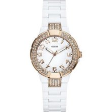 Guess U11661L1 White Polycarbonate Women's Watch