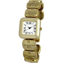 Her Ten Commandments Watch