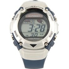 Hi-Power 0132M Fashionable Solar Digital Wrist Watch (Blue)