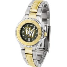 Idaho Vandals Ladies Stainless Steel and Gold Tone Watch