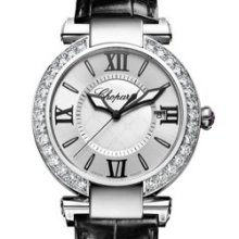 Imperiale Automatic (SS-Diamonds / Silver / Leather Strap)