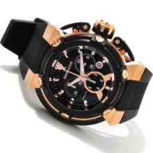 Imperious Men's X-Wing Swiss Made Quartz Chronograph Carbon Fiber Strap Watch