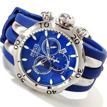 Invicta 10826 Men's Reserve Venom Blue Dial Rubber Strap Chronograph W