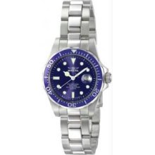 Invicta 4863 Womens Stainless Steel Pro Diver Blue Dial