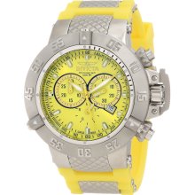 Invicta Men's 1377 Subaqua Noma III Chronograph Yellow Dial Watch