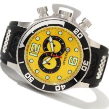 Invicta Men's Corduba Swiss Made Quartz Chronograph Stainless Steel Polyurethane Strap Watch