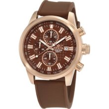 Invicta Men's Specialty Quartz Chronograph Polyurethane Band Watch 1682