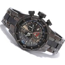 Invicta Reserve Men's Bolt Swiss Quartz Chronograph Black Stainless Steel Watch BLACK