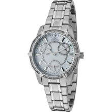 Invicta Watches Women's Wildflower White Diamond White MOP Dial SS Sta