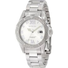 Invicta Women's Pro Diver Silver Dial Watch With Crystal Accents