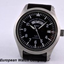 IWC UTC Black Dial SS