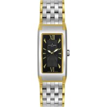 JACQUES LEMANS Watches Women's Geneva Two Tone Two Tone Black Dial GU