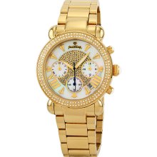 JBW Victory Ladies Chronograph Japanese Quartz Watch JB-6210-160-I