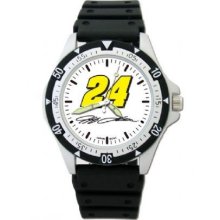 Jeff Gordon #24 Option Watch With Rubber Strap