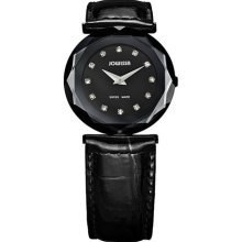 Jowissa Women's J1.023.M Safira 99 Rhinestone Black Patent Leathe ...