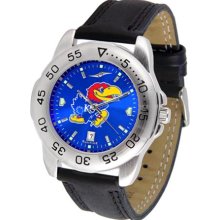 Kansas Jayhawks KU Mens Sport Anochrome Watch