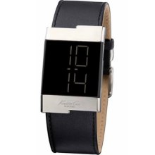 Kenneth Cole Men's Straps Digital Watch in Black