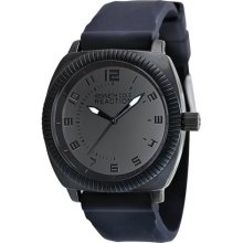 Kenneth Cole Reaction Men's Reaction RK1274 Black Silicone Quartz Watch with Grey Dial