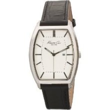 Kenneth Cole York Men's Kc1613 Analog Quartz Leather Strap Watch