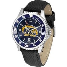 Kent State Golden Flashes NCAA Mens Leather Anochrome Watch ...