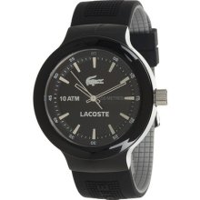 Lacoste Borneo Chronograph Black Silicone Men's Watch 2010657