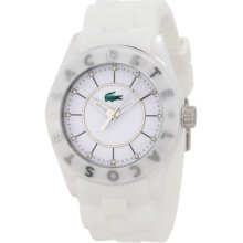 Lacoste Women's Ceramic Case White Plastic Watch 2000672