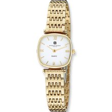 Ladies, Charles Hubert, Gold-plated Stainless Steel Watch