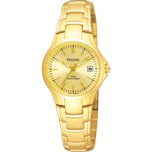 Ladies' Dress Watch With Goldtone Dial