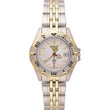 Ladies West Virginia University Watch - Stainless Steel All Star