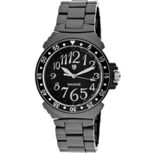 Lancaster Italy Watches Women's Black Dial Black High Tech Ceramic Bla