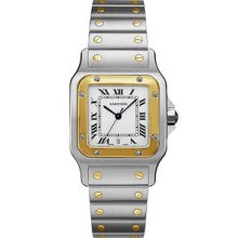 Large Cartier Santos Galbee Medium Two-Tone Watch W20011C4