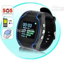 Lcd Gps Tracker Wrist Watch Gprs Gsm Surveillance Spy Tracking Quad