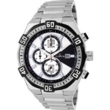 Le Chateau Mens 5401MWHTandBLK Sports Dinamica Collection Chronograph