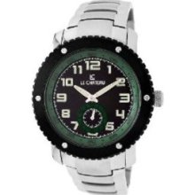 Le Chateau Mens 5411MBLKandGRE Sports Dinamica Collection Sub-second